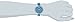 Anne Klein Women's AK/1609BLSV Silver-Tone and Blue Resin Link Bracelet Watch