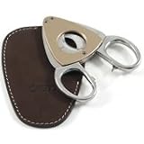 Credo Synchro Gold and Steel Double Blade Cigar Cutter