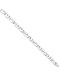 Sterling Silver 3.5mm Fancy Chain QFC25-8"