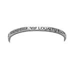 Friendship Loyalty Love Bands of Faith Bangle Bracelet $12.00