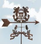 IMAGE OF Coast Guard Garden Stake Weathervane