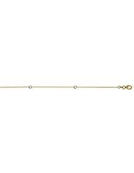 18K Yellow Gold Diamond By The Inch Necklace 16 Inch