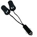 Cigarette Lighter Double Plug 2 Jacks Y Adapter
