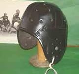 1940s TCU Leather Football Helmet (custom) Sammy Baugh , Davey O'Brian