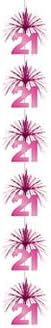 Pink 21st Birthday Cascade Party Decoration