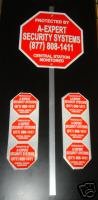 Home Security Yard Sign