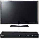 LG 55LV5500 55 inch Class LED LCD TV, Full HD 1080p Resolution - Bundle - w ....