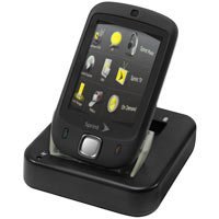 DESKTOP CHARGING STATION 2-IN-1 CRADLE CHARGER (With Extra Battery Slot) and USB SYNC for HTC TOUCH - RETAIL PACKAGING