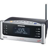 New-SANGEAN RCR8WF WI-FI FM/RDS INTERNET CLOCK RADIO - SNGRCR8WF