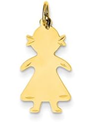 Genuine IceCarats Designer Jewelry Gift 14K Girl Charm