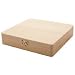 Laquered Cigar Box-8-3/8 Inch X8-1/16 Inch X1-3/4 Inch