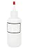Vestil BTL-RC-6-LBL Low Density Polyethylene (LDPE) Round Graduated Dispensing Bottle with Label and Red Cap, 6 oz Capacity, Translucent