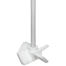 Dynalon 312504-0002 PTFE Lab Stirrer with Screw Propeller Blade and 20" Shaft, 260 Degree C