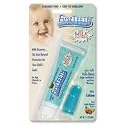 First Teeth Baby Toothpaste With Natural Enzymes Plus Infa-Dent Baby Soft Finger Toothbrush And Gum Massager