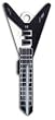 Black Electric Guitar Schlage SC1 House Key