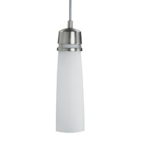 American Fluorescent ARP113SNEC Aria Aluminum Die-Cast Pendant, Satin Nickel by American Fluorescent
