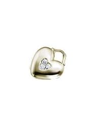 0.30ct Diamond Accented 14k Gold Charm
