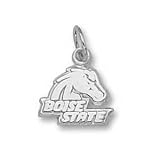 Boise State Broncos 3/8in Sterling Silver Pendant