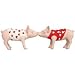 Westland Giftware This Little Piggy Magnetic Hearts Sweaters Salt and Pepper Shaker Set