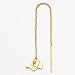 14K New York Mets Baseball Cap Threader Earrings