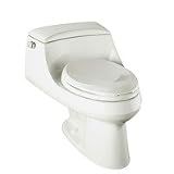 Kohler K-3466 White San Raphael - Elongated One - Piece Toilet with Concealed Trapway with Seat with Supply - K-3466