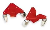 Industrial Grade 2TUT1 Corner Dolly, Desk, Cap 880 Lb, PK 4