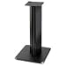 Set of 2 Speaker Stands, black, surround sound (Black) (23H x 11.5W x 11.75D)