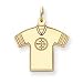 14K Pittsburgh Steelers Med Jersey W/Logo Pendant - NF1609