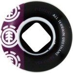 Element Section Black / Purple Skateboard Wheels - 50mm 95a (Set of 4)