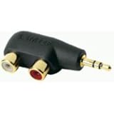 Audioquest - 3.5mm Mini-Plug-to-2-RCA Adapter (Hard)