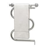 Towel Warmer -Hanging Towel Rack (Chrome) (26.5H x 18.5W x 1.75D)