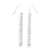 Crystal Drop French Wire Earrings