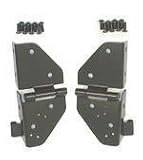 Rugged Ridge Black Windshield Hinge Set