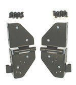 Rugged Ridge Black Windshield Hinge Set