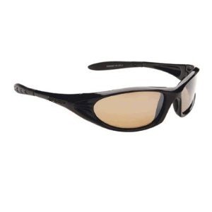 Sunglasses - Sport - Men's Polarised Sports - Phantom - Black Frame / Smoked Lenses + Free Hard Case, Cloth & Cord - Suitable For Cricket, Cycling, Fishing, Golf, Hunting, Sailing, Yachting & other outdoor Sports - Affordable Sunglasses