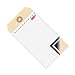 0 - 499 Inventory Tag 3 Part Blank W/Carbon
