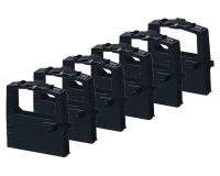 6 Pack Compatible Okidata ML 182 / ML 192 / ML 320 Printer Ribbons (52102001), Works for OkiData Microline 194, OkiData Microline 195, OkiData Microline 280, OkiData Microline 320