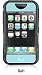 Electronics : iSkin Revo Protective Case for iPhone 4GB/8GB Colour RAH (LIGHT BLUE)