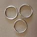 50 Steel Split Rings Key Chain Connector Parts 28mm