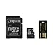 Kingston Technology 8GB Multi Kit, microSDHC, SD, SDHC, USB 2.0, -25 - 85 �C, -40 - 85 �C, Negro, 1.4 g
