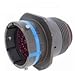 DEUTSCH AFD51-12-10SX-6117-LC CIRCULAR CONNECTOR, RECEPTACLE, 10 POSITION, 12-10, IN LINE