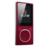 Microsoft Zune 8GB Digital Media Player (Red) -Plus- Deluxe Accessory Kit - Black Zune MP3 Headphones - Wireless Fm Transmitter for Zune and MP3 - Digital Audio Player Portable Speaker System - Jellybean Ear buds Headsets 2 Pack - MP3 Player Ear Bud Multiple User Splitter Cable - USB AC Charger for all MP3 - Sock for All Zune Or MP3 - Durable Cleaning Cloth.