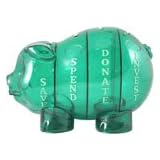 Money Savvy Piggy Bank - Green