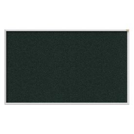 Ghent® 4'X5' Aluminum Frame Vinyl Tackboard - Ebony