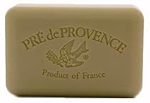 Pre de Provence Verbena Soap, 250g wrapped bar. Imported from France. With shea butter and natural herbs and scents.