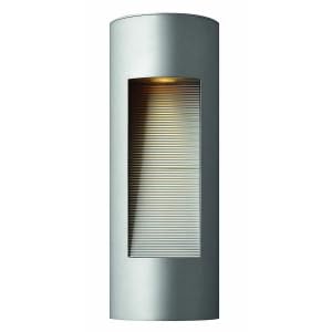 Hinkley Lighting 1660TT Exterior Medium Wall Mount - Luna Titanium Contemporary Outdoor... by 