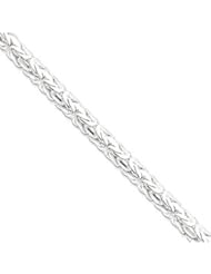 Sterling Silver Fancy Byzantine Bracelet QH113-9"