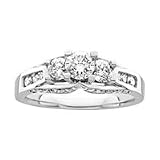 1 ct. tw. Diamond Engagement Ring in 14K White Gold