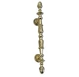 Brass Accents Inc C05-P4090-605 Deco Door Pull - 6 in. C-C - Polished Brass
