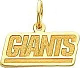 14K Gold NFL New York Giants Charm